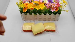 Đồ Chơi Bóp Xả Stress Hình Bánh Mì Nướng Mềm Mại Đồ Chơi Giảm Căng Thẳng Hình Bánh Hamburger & Bánh Quy Vui Nhộn Dành Cho Trẻ Em & Người Lớn