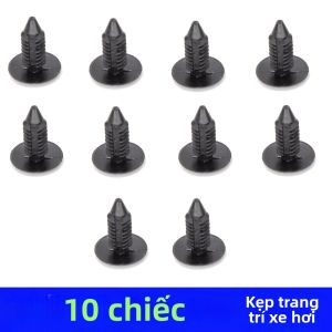 RYSJM | 10 Chiếc Kẹp Nhựa Đen 7.8mm Phụ Kiện Đa Năng Cho Ô Tô Dùng Cho Ford Kẹp Giữ Chắn Bùn Chắn Bùn Trước Tấm Chắn Động Cơ Ốp Cửa Tấm Ốp Trang Trí - Ốp Động Cơ Ốp Cửa Tấm Ốp Trang Trí