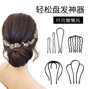 Bun Updo Plug Iron Barrettes Minimalist Easiest for Match South Korea Updo Tools Handy Gadget Hairpin Headdress Hairpin Hair Comb