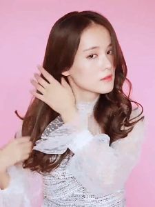 VIVID VOGUE Curly Rambut Otomatis Catokan Curly Big Curly Rambut 28MM Ion Alat Keriting