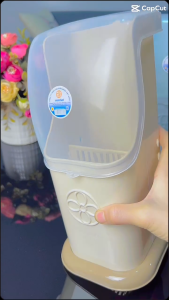Hộp đựng đũa thìa 2 ngăn để bàn Việt Nhật ống đũa nhựa có nắp chống bụi chống côn trùng MY HOME DN308