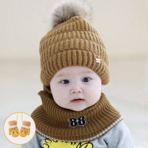 Mũ Len Dệt Kim Mùa Đông Cho Bé Trai Và Bé Gái Mũ Bảo Vệ Tai Bằng Cotton Nguyên Chất Ấm Áp Thoải Mái Cho Trẻ Sơ Sinh Và Trẻ Em