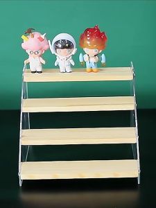 Rak Kayu 2/3/4/5 Susun Aesthetic Tempat Penyimpanan Storage Bumbu Dapur Display Action Figure Serbaguna Rak Parfum / Rak Organizer Make Up Kosmetik