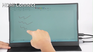 【Local Warehouse&Clearance Sale】ZOOMEDIN 14 1080P FHD TouchScreen Model Portable Monitor With Type-C HDMI/Mini DP/Dual Speaker/VESA for Phone Nintendo Xbox PS4 RPi Win PC Mac