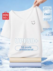 Miniso | Summer Cool Lightweight Sport T-Shirt V-Neck