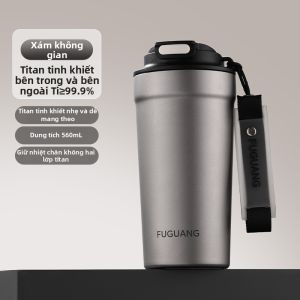 Fuguang | Cốc Cách Nhiệt Nam Titanium Hai Lớp