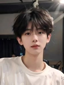 Mens Black Short Straight Hair Wig Full Head Cover Style Simulation Hair Wig Daily Natural Looking Puffy Short Hair Wig