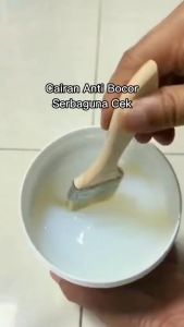 PROMO LEM TRANSPARANT BENING 300GRAM + KUAS CAT ANTI BOCOR INVISIBLE WATERPROOF