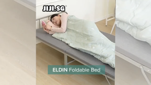(JIJI.SG) ELDIN Folding Bed - Single Bed / Folding Bed / Guess Bed / Foldable Bed Frame / SG