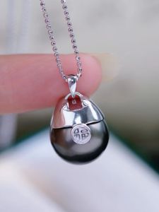 จี้เงินแท้ S925 สำหรับสร้อยคอ จี้เปล่า ทองคำสีเงิน พร้อมลูกปัดกลมและไขว้ขนาด 11-13 มม. อุปกรณ์ทำเครื่องประดับ DIY