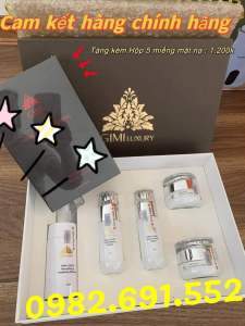 Bộ Mỹ Phẩm Gimi Luxury - Trắng da Nám tàn nhang các Spa chuyên dùng