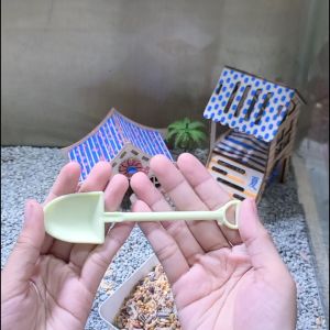 Sekop Mini Kandang/Makanan Hamster Serokan Sendok Pup dan Pip Ekonomis