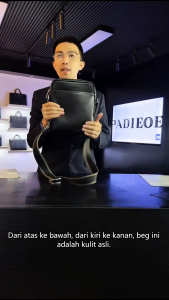 PADIEOE Top layer cowhide business trend crossbody bag genuine leather fashionable and versatile single shoulder bag casual bag simple mens bag high quality