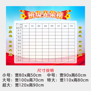 Classroom Decorative Wall Stickers Honor Board Bulletin Board Display Self Adhesive Waterproof Paper Modern Simple Style