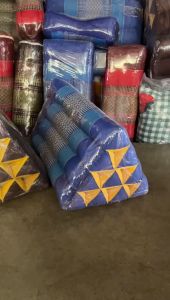 หมอนอิง 3 เหลี่ยมโบราณงานนุ้นแท้ ลายทอมือ งานระเอียด