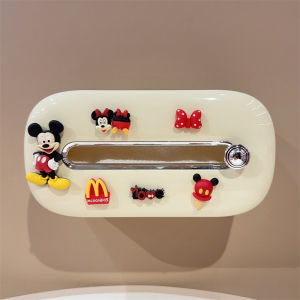 High-End Entry Lux Tissue Box Wall-Mounted Face Cloth Storage Box For Home Fancy Cartoon Facial Tissue Paper Extraction Box