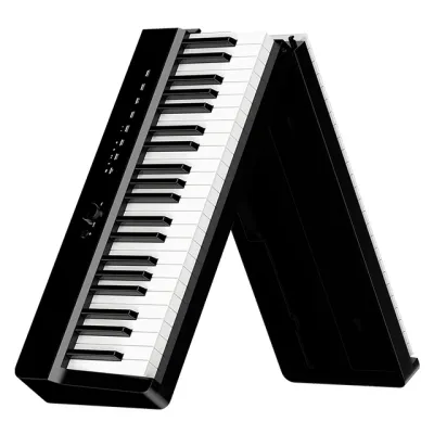 Terence V70 Foldable Weighted Digital Piano 88 Keyboard True-to-Life Concert Grand Piano Sound Grand Piano Acoustic Simulation System Mirrored Touch Operation Panel
