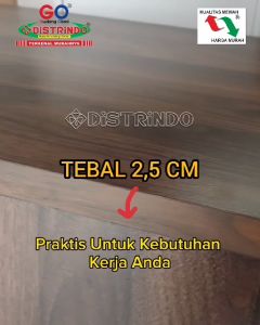 Meja Belajar / Meja Kerja / Meja Tulis 3in1 Serbaguna ada Rak Laci Lemari Bahan Tebal Mewah Murah