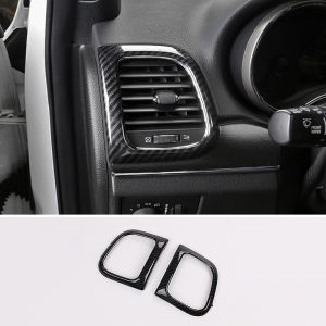 Ốp Che Cửa Gió Điều Hòa Bảng Điều Khiển Xe Jeep Grand Cherokee WK2 2011-2020 Chất Liệu Nhựa ABS Phụ Kiện Trang Trí Nội Thất Ô Tô