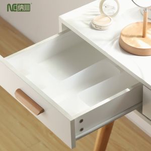 NACHUAN desktop debris storage box Frosted transparent drawer organizer Stationery cosmetic storage box