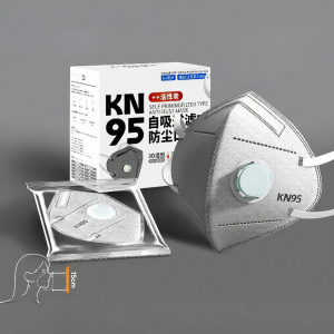 Activated Carbon Oil Fume Prevention Mask for Chefs and Kitchens