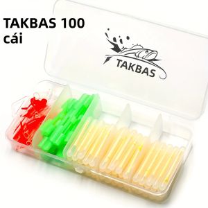 Bộ 100 Câu Cá Gậy Phát Sáng Bộ Phao Câu Cá Ban Đêm Các Chỉ Số Cần Đầu Đèn Nhựa Phụ Kiện Câu Cá Ban Đêm Cho Người Cá