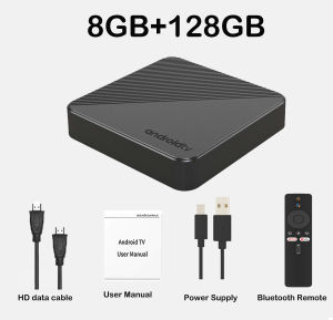 Android 16 Smart TV Box RK3518 Chip 8GB+128GB 8K Ultra HD WiFi6 Bluetooth 6.0 Google Voice Assistant Fast Streaming Set Top Box