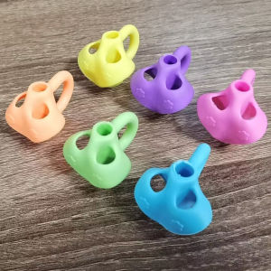 10 Pcs Pen holder Silicone Three-finger pen grip pen holder Student writing posture corrector School stationery office writing