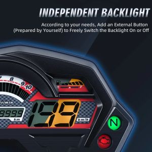 RYSJM | For Yamaha FZ S/FZ16/Fz V1/Fazer ully Digital Motorcycle Meter Speedometer LED Display Tachometer