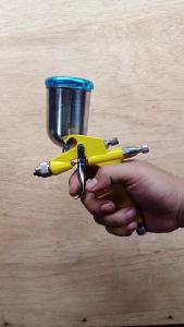 Spray Gun K3A / F2 K3 A Xenon Nozzle 0.5mm Alat Semprot Cat K3A Tabung Atas