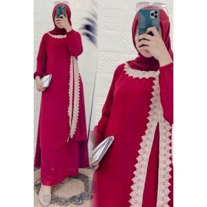 GAMIS MALAYSIA RENDA BELAH SAMPING