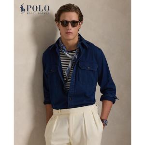 Polo Ralph Lauren Men Classic Fit Indigo Chino Workshirt [Sale]