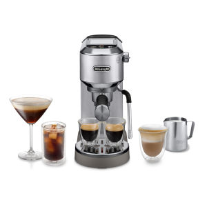 DeLonghi Dedica Duo Espresso Coffee Machine Silver/Green/Pink/ White - EC890.M/GR/PK/WI