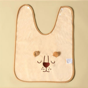 Baby Multi-Functional Absorbent Towel for Face Washing Tooth Brushing Bathing Waterproof Apron Korean Style Cartoon Anime Fabric