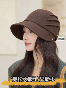 Autumn Winter Womens Fashionable Retro Horse Riding Fisherman Cap Wide Brim Casual Style round Top Travel Hat for All Ages