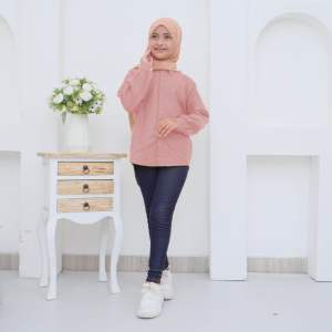 KEMEJA HANA ANAK PEREMPUAN UMUR 7 TAHUN - 12 TAHUN RIKA TOP BLOUSE / KEMEJA ANAK WANITA