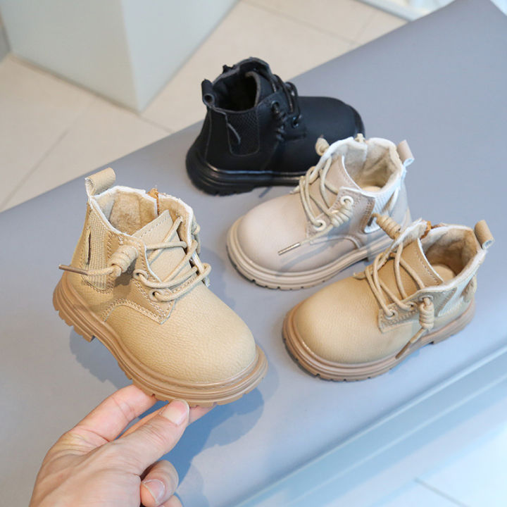 British Style Children's Martin Boots Baby Walker Shoes Autumn Season Girls  Leather Trendy Shoes Boys Short Boots Baby Toddler Shoes Lazada PH