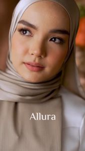 Alhumaira Allura Sempurna Raya 2023  exquisite and premium textured satin silk very soft and flowy texture added helps to create better draping with luxurious touch of glossy look minimal ironing