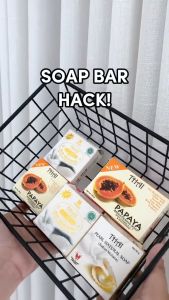 THAI Bar Soap Papaya Brigthening 130g || Sabun Pepaya || Sabun Mandi Batang || Lightening Skin