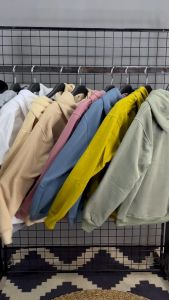 Dezirose Jaket Hoodie Polos Fleece Tebal Premium Size M - XXL (Pria & Wanita) Distro