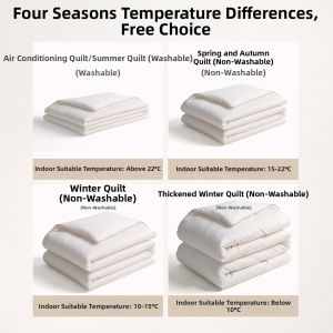 SIDEFU | Soy Fiber Hotel Quality Quilt Insert Cotton All Seasons