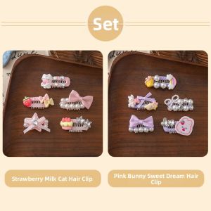 Cartoon Strawberry Style Pet Nose Clip Hair Clip