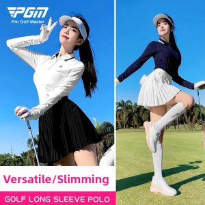 PGM GOLF | Summer Long Sleeve Polo Shirt for Women Sports