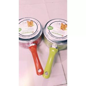 Nồi cao cấp đáy từ Kangaroo KG921 Chính hãng có vân đá - Đường kính 16 cm - Lớp chống dính siêu bền - Tay cầm chống nóng - Nồi nấu bột chống dính nồi nấu bột cho bé nồi nấu bột bếp gas nồi nấu bột bếp từ nồi nấu giá rẻ