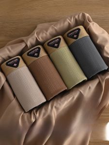 MiiOW | กางเกงบ็อกเซอร์ชายผ้าฝ้ายแท้ไร้ตะเข็บ กางเกงชั้นในป้องกันแบคทีเรีย ทรงสี่เหลี่ยม ระบายอากาศได้ดี กางเกงขาสั้นทรงสามเหลี่ยมสำหรับฤดูร้อน