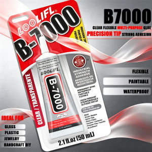 Loolifl B7000 Clear Waterproof Industrial Glue Precision Tip Super Adhesive for Phone Repair Jewelry Glass Plastic DIY Crafts
