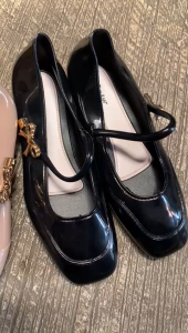 Sepatu Wanita Terbaru/Sepatu Pantofel Hak Tahu HYS L769/Sepatu Jelly Import/Sepatu Kerja Karet