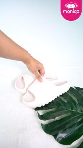 MONIGA MNG-Fin รองเท้าแตะส้นแบนสีพื้นสไตล์คาชวล สำหรับทุกขนาด