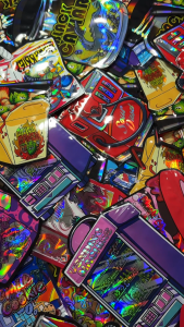 ถุงซิปล็อคไมลาร์ทรงพิเศษ ขนาด 3.5 กรัม ถุงฟอยล์ปิดสนิท ป้องกันกลิ่น ลวดลายสีสัน สำหรับบรรจุของแห้งและสมุนไพร