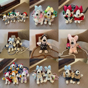 Adorable Plush Phone Holder Crossbody Strap Keychain Universal Cute Dongda Gate Gift Anti-Fall Multiple Designs Trendy Mobile Phone Clip
